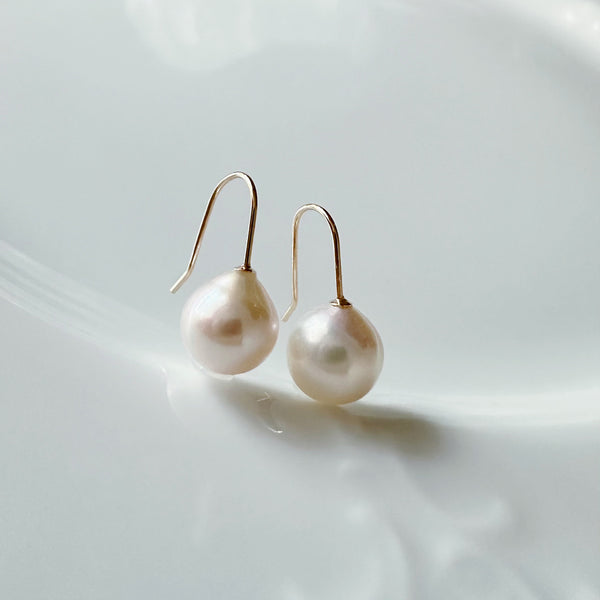 k10 k18  teardrop   nudeピアス - hikari pearl.