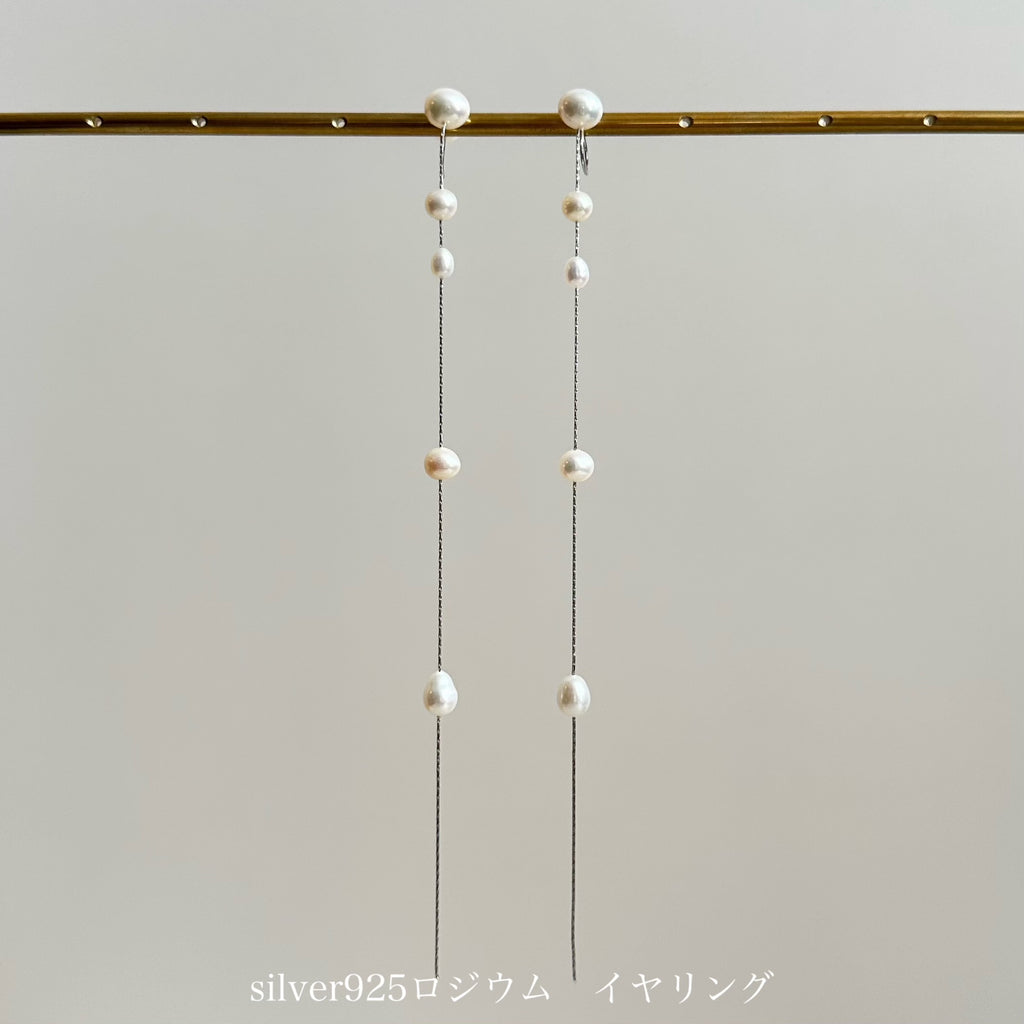 "snowflake スノーフレーク"   silver925 wedding - hikari pearl.