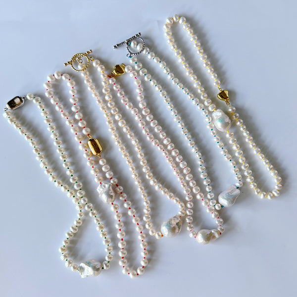 candy color baroque necklace