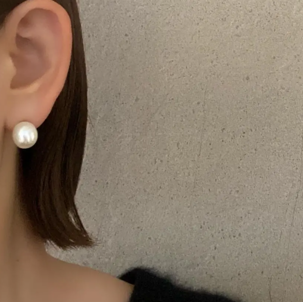 "Pearl Plump パール プランプ"  ピアス　イヤリング - hikari pearl.