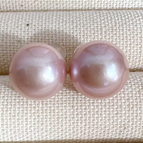 一点もの　k18  pink  pearl 13mm SAKURA