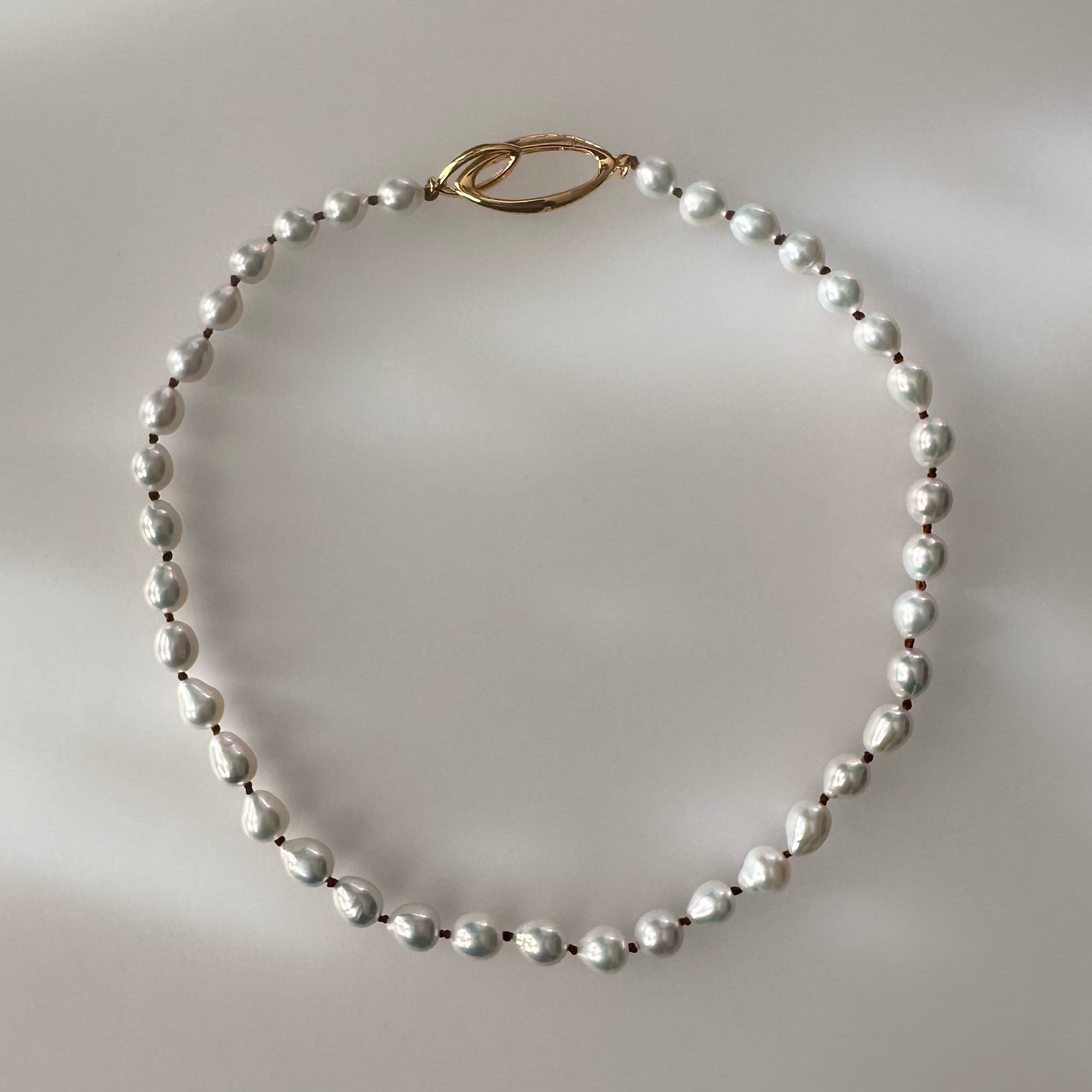 "Ligne Pearl リーニュ パール"  ネックレス　38cm