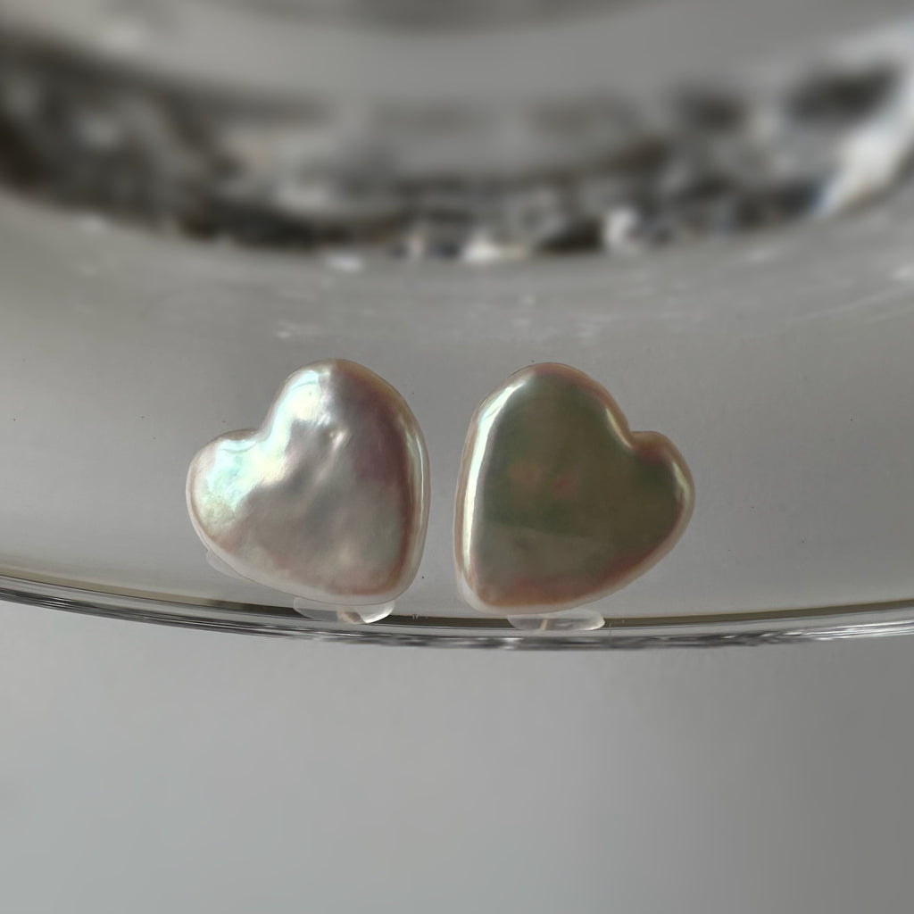 "Cœur Noble Lumière クール・ノーブル・ルミエール"ハート　k10 ピアス　一点もの