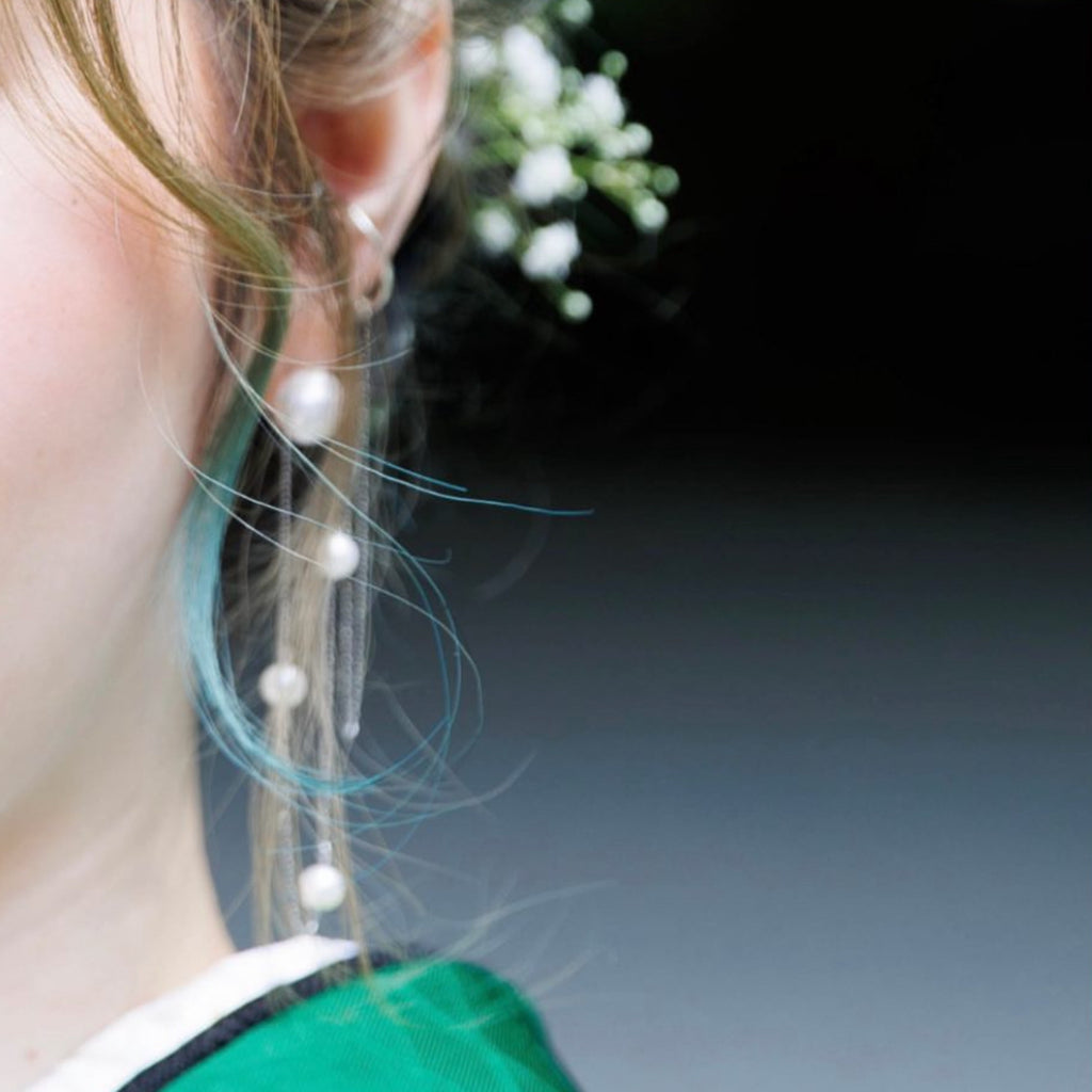 k10 Akoya & Fresh water mariage station weddingピアス　イヤーカフ - hikari pearl.