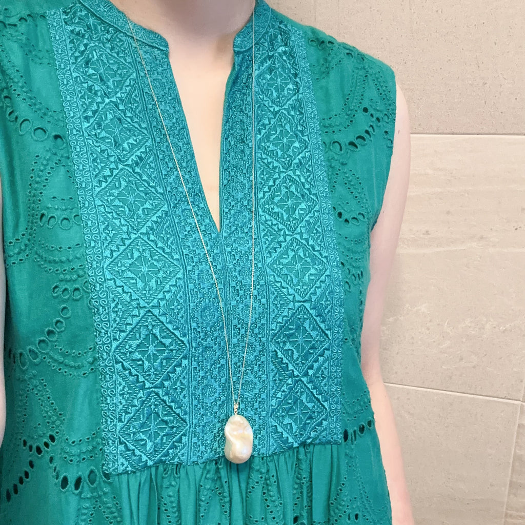 "la france pear  ラフランスペア"  baroque pearl  ペンダントトップ　ネックレス - hikari pearl.