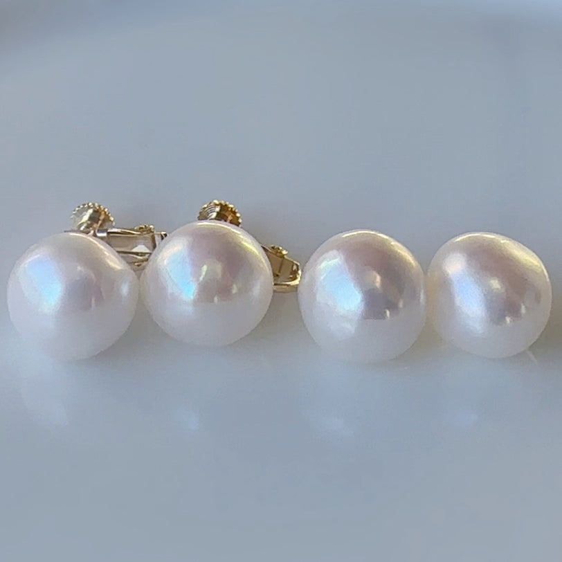 "Pearl Plump パール プランプ"  ピアス　イヤリング