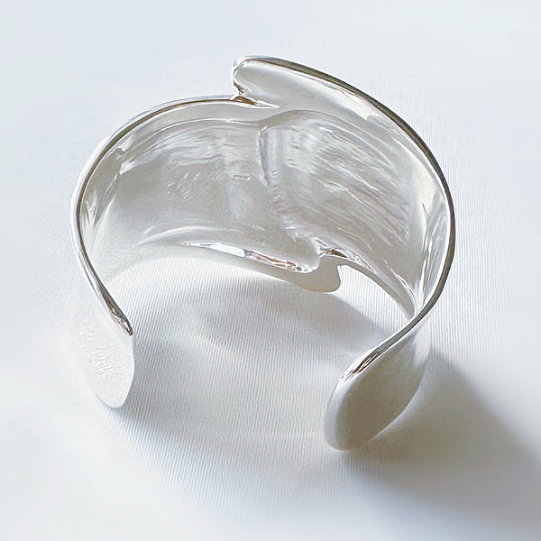 Ice bangle silver925 (ice ribbon)