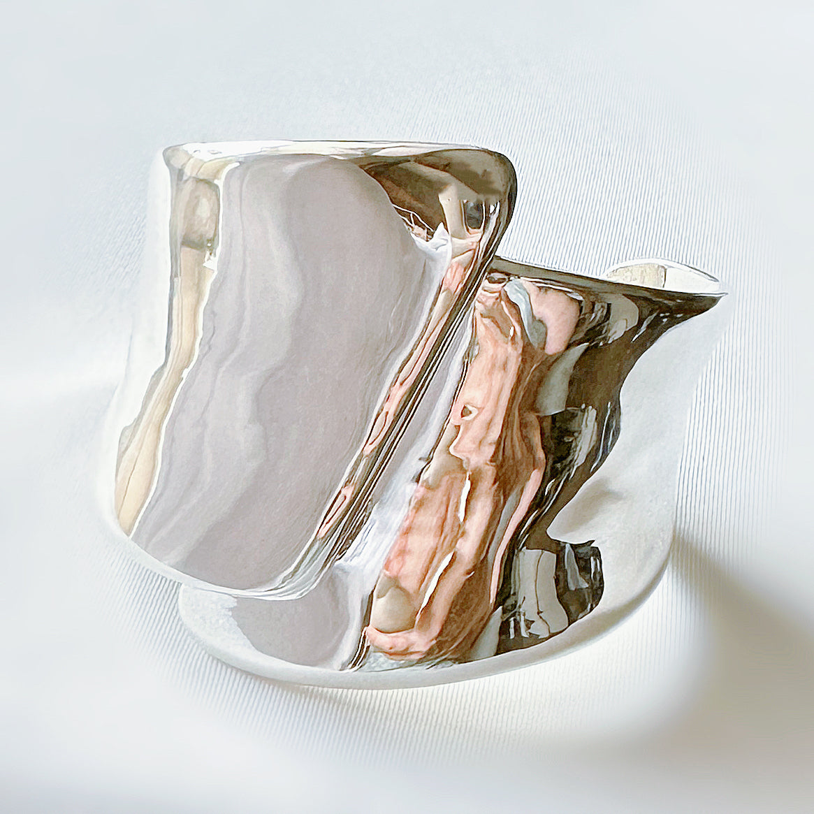 ice bangle  silver925（氷のリボン）