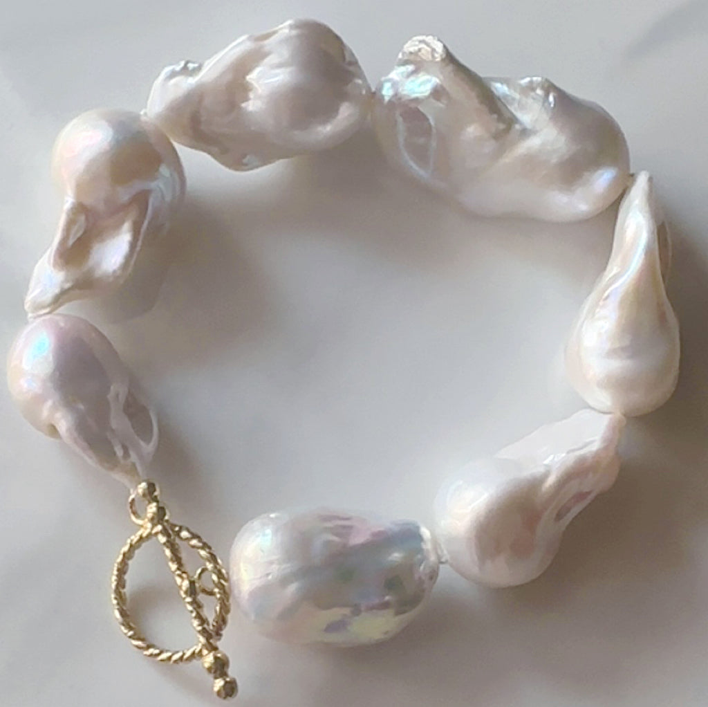 special baroque  pearl bracelet ブレスレット - hikari pearl.