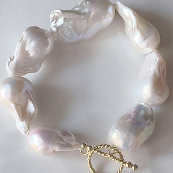 special baroque  pearl bracelet ブレスレット - hikari pearl.