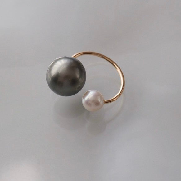 14kgf Tahiti & Fresh water イヤーカフ - hikari pearl.
