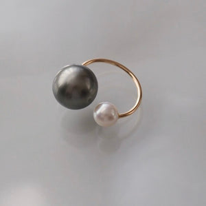 14kgf Tahiti & Fresh water イヤーカフ - hikari pearl.