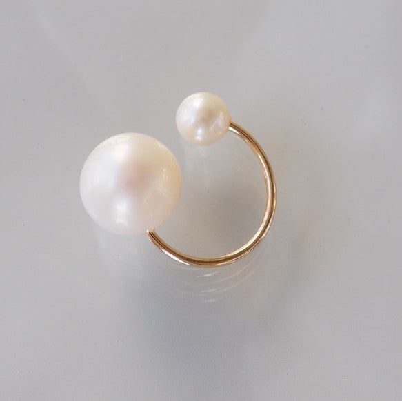 14kgf  Fresh water pearl イヤーカフ - hikari pearl.