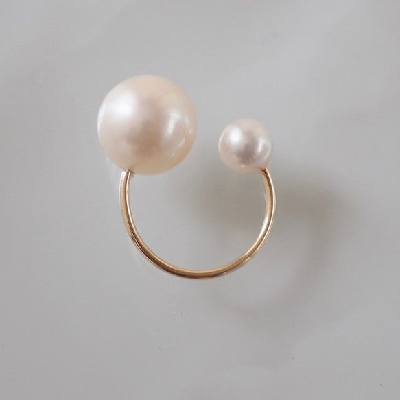 14kgf South Sea pearl & Akoya イヤーカフ - hikari pearl.