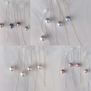 pearl long  chain weddingピアス　イヤリング