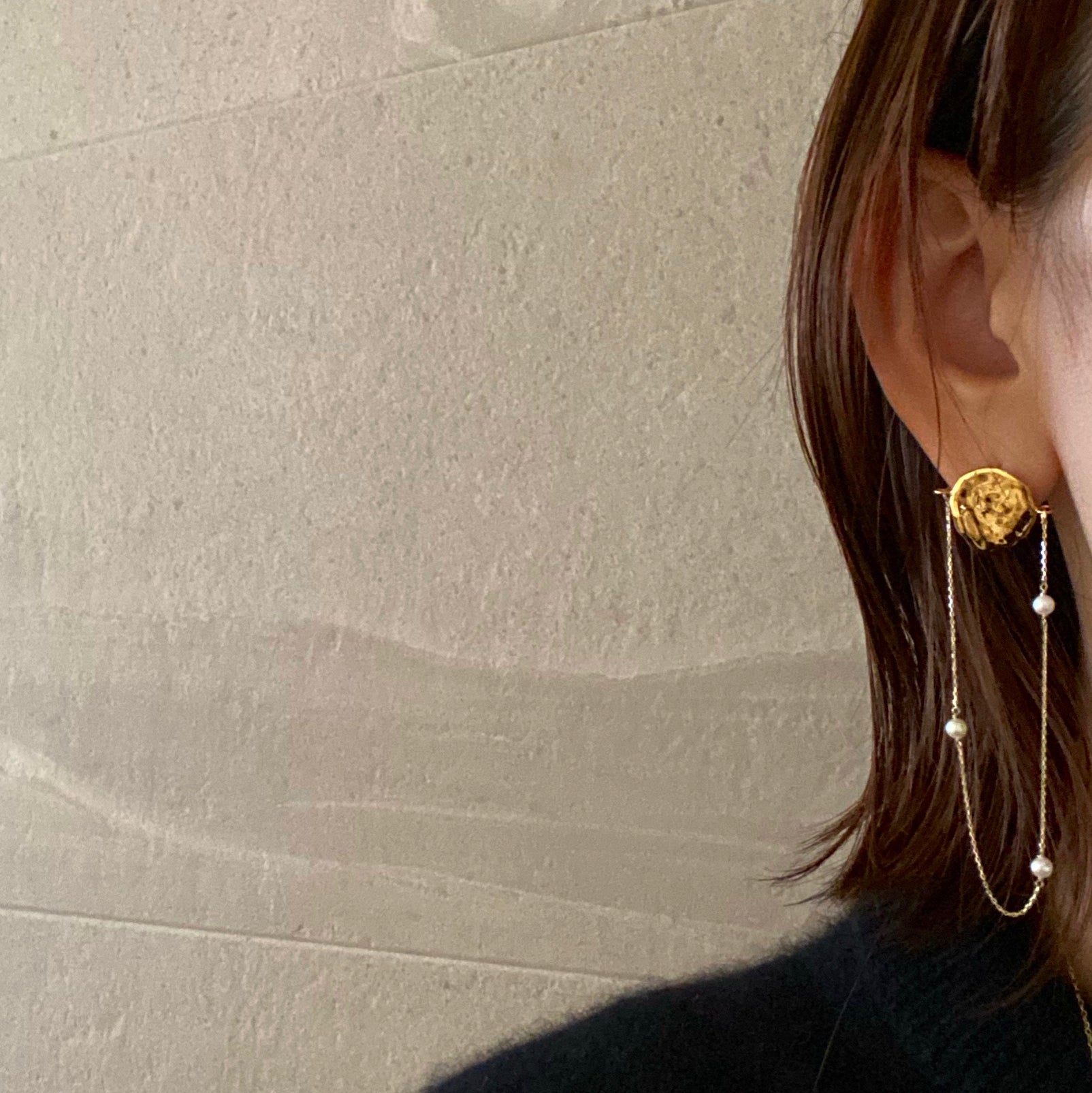 petal petit  station pearl  balançoire ピアス　イヤリング - hikari pearl.