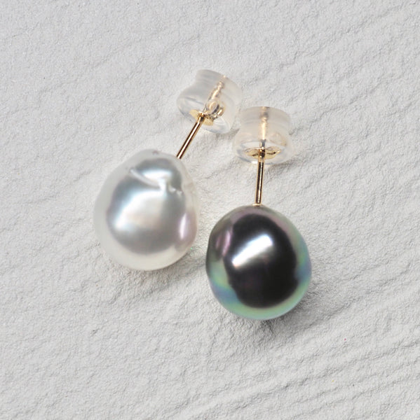 Tahiti pearl South Sea pearl  by color ピアス - hikari pearl.