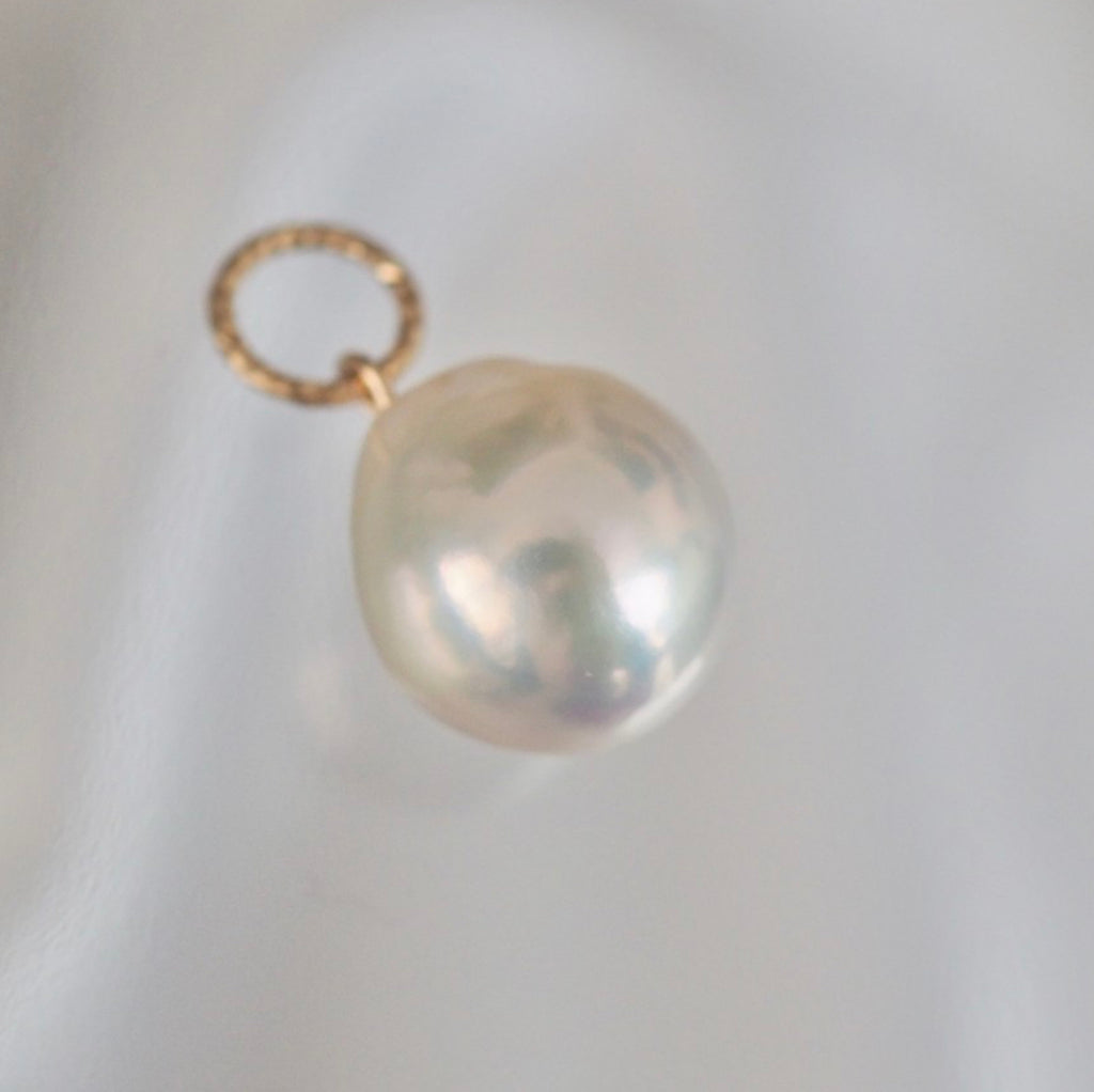 14kgf  teardrop fresh water  pearl ペンダントトップ　ネックレス - hikari pearl.