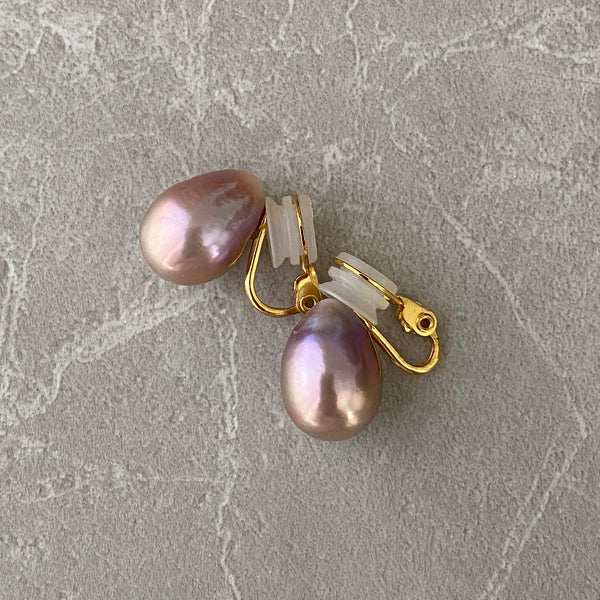 一点もの　special  quality natural color  pearl イヤリング - hikari pearl.