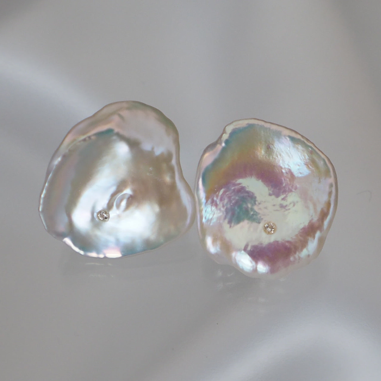 petal  pearl diamond ピアス - hikari pearl.