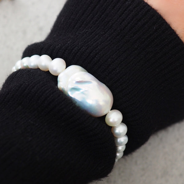 Gradation  pearl  bracelet ブレスレット - hikari pearl.