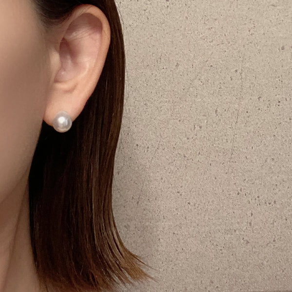 Tahiti pearl South Sea pearl  by color ピアス - hikari pearl.