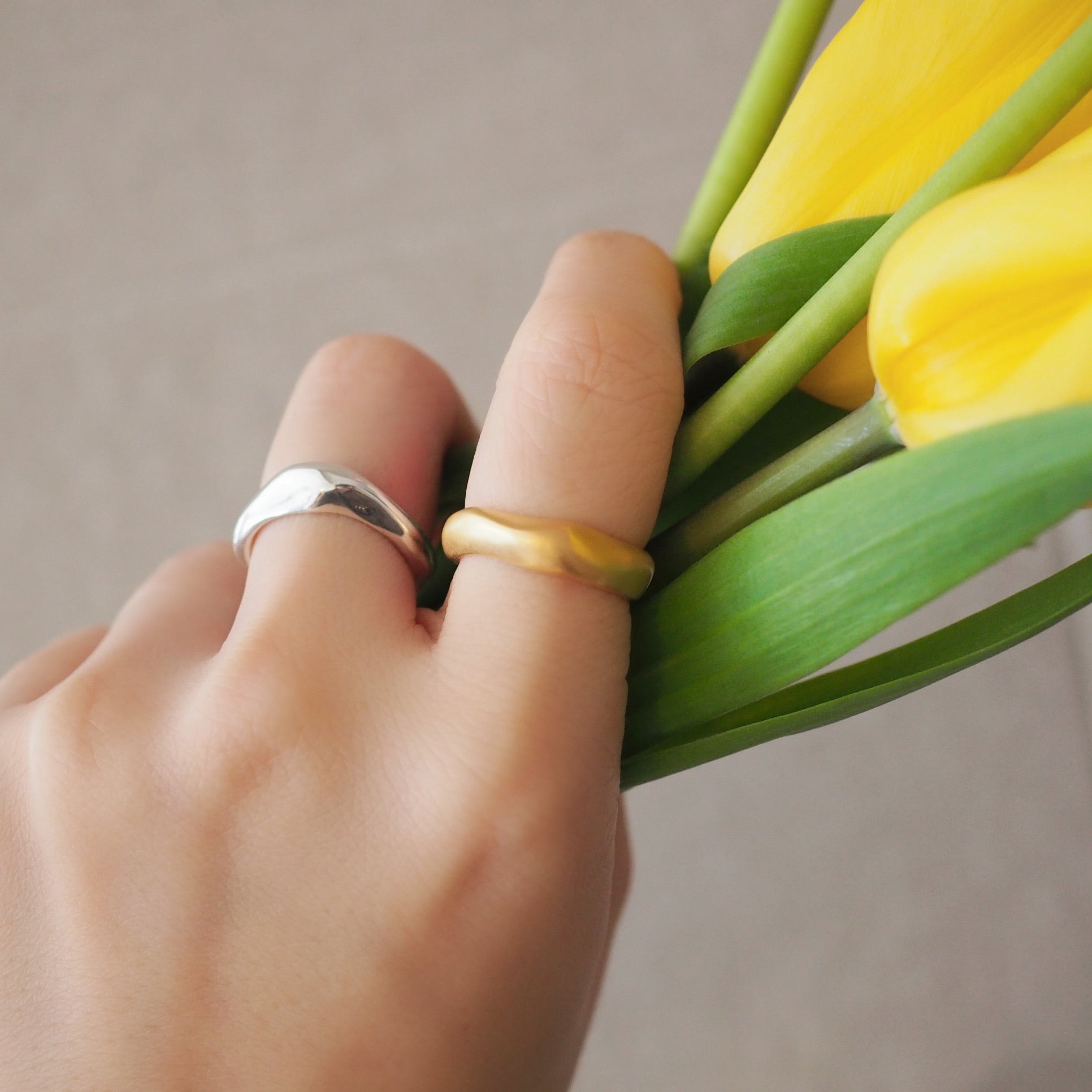 silver925 wave リング - hikari pearl.