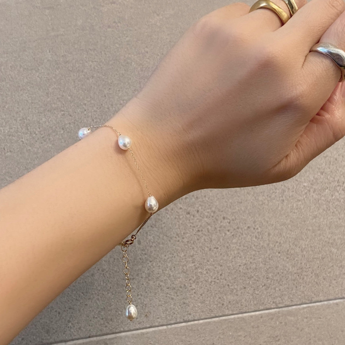 k10 teardrop station ブレスレット - hikari pearl.