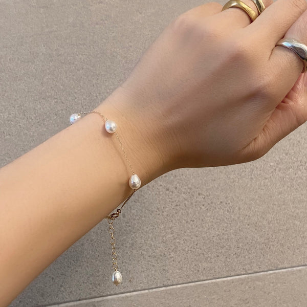 k10 teardrop station ブレスレット - hikari pearl.