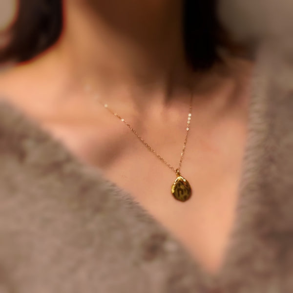 petal  pearl gold long necklace ネックレス - hikari pearl.