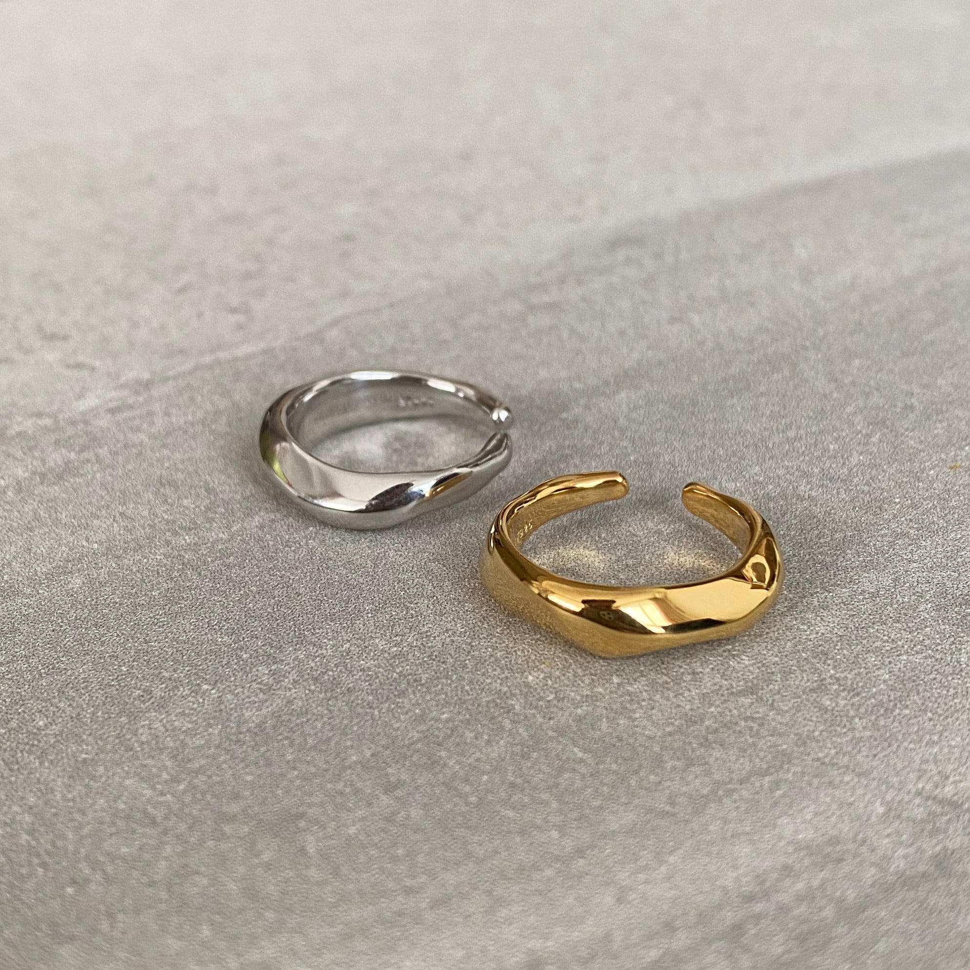 silver wave イヤーカフ　リング - hikari pearl.