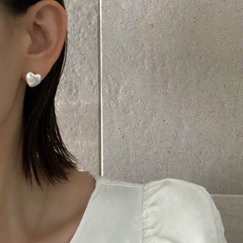 cœur motif Brillant ピアス　イヤリング - hikari pearl.