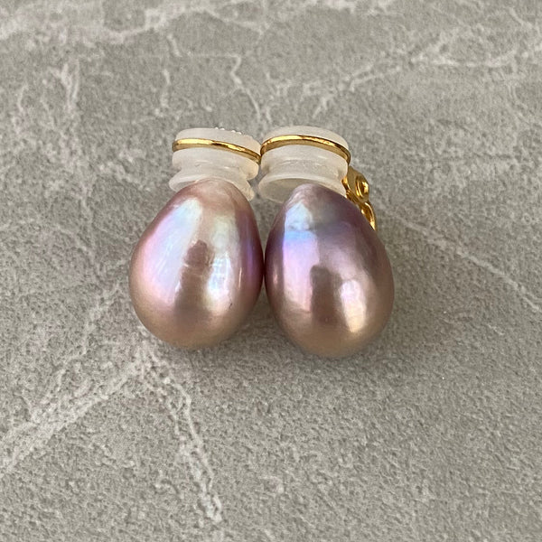 一点もの　special  quality natural color  pearl イヤリング - hikari pearl.