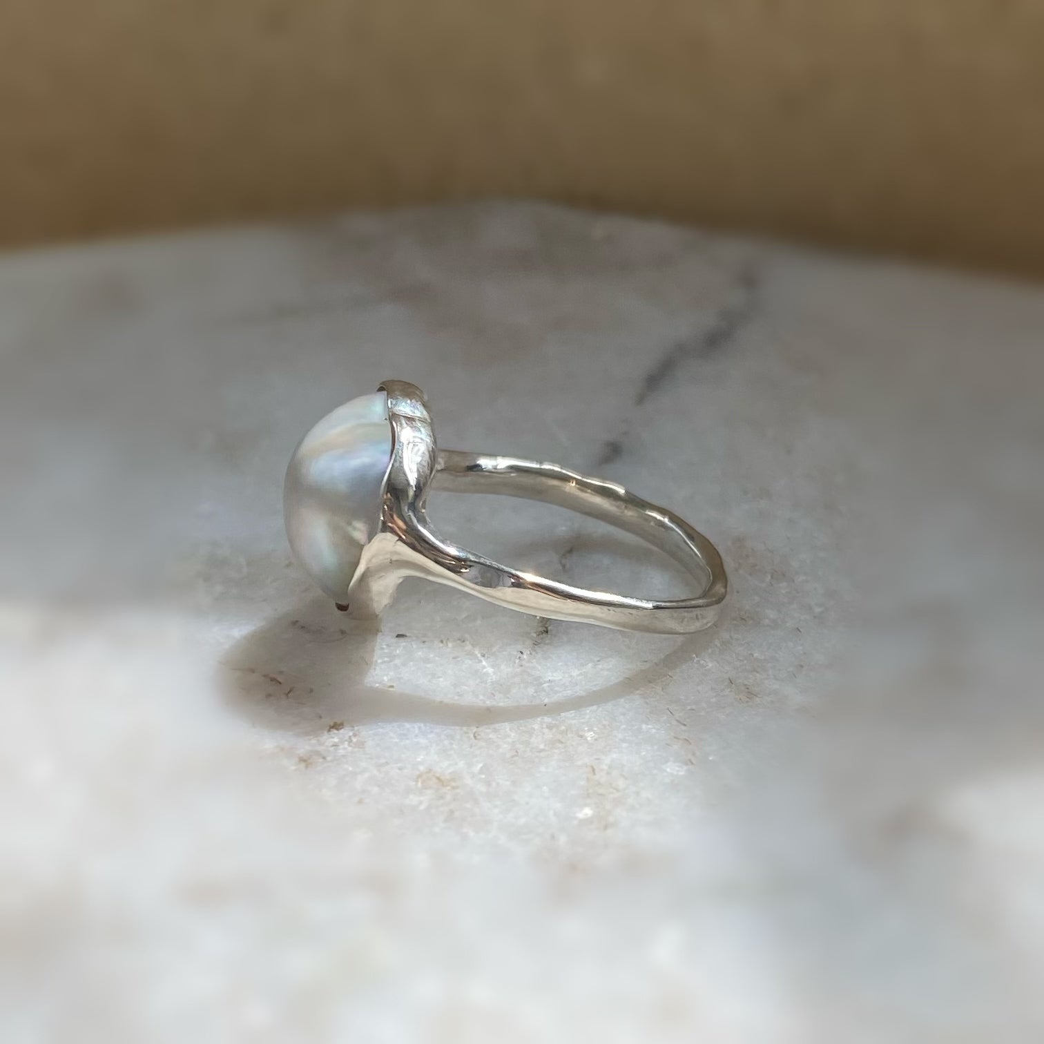 一点もの　coeur  pearl gray ring No.4 - hikari pearl.