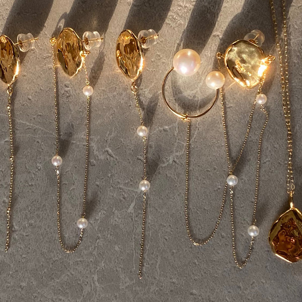 petal  petit  station  pearl long ピアス - hikari pearl.