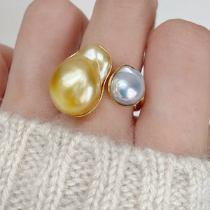 一点もの　south sea natural akoya pearl ring No.30 - hikari pearl.