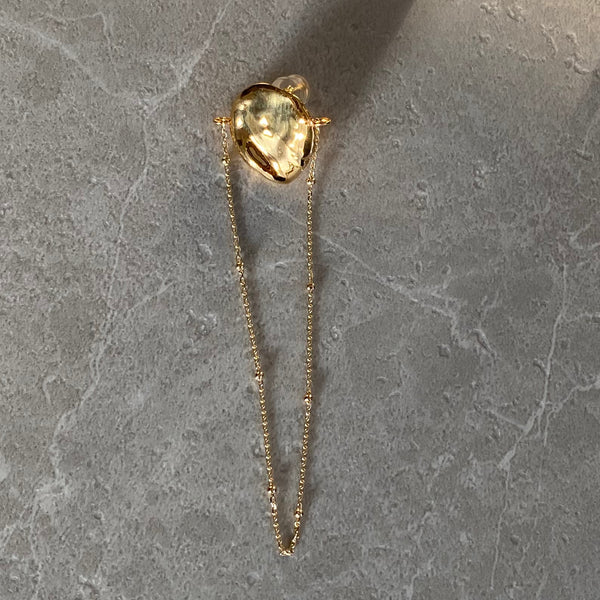 petal dot chain balançoire ピアス　イヤリング - hikari pearl.