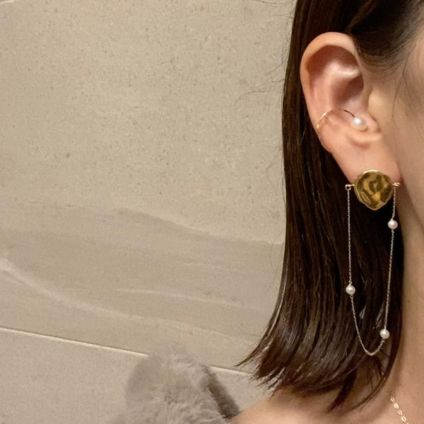 petal petit  station pearl  balançoire ピアス　イヤリング - hikari pearl.