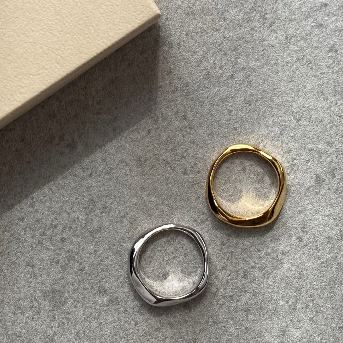 silver wave リング - hikari pearl.