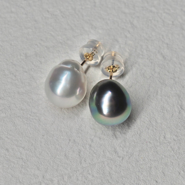 Tahiti pearl South Sea pearl  by color ピアス - hikari pearl.