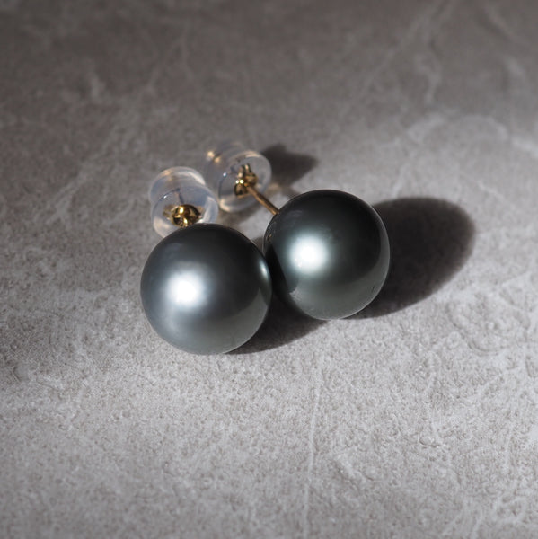 k18 3 stations Tahiti  long ピアス - hikari pearl.