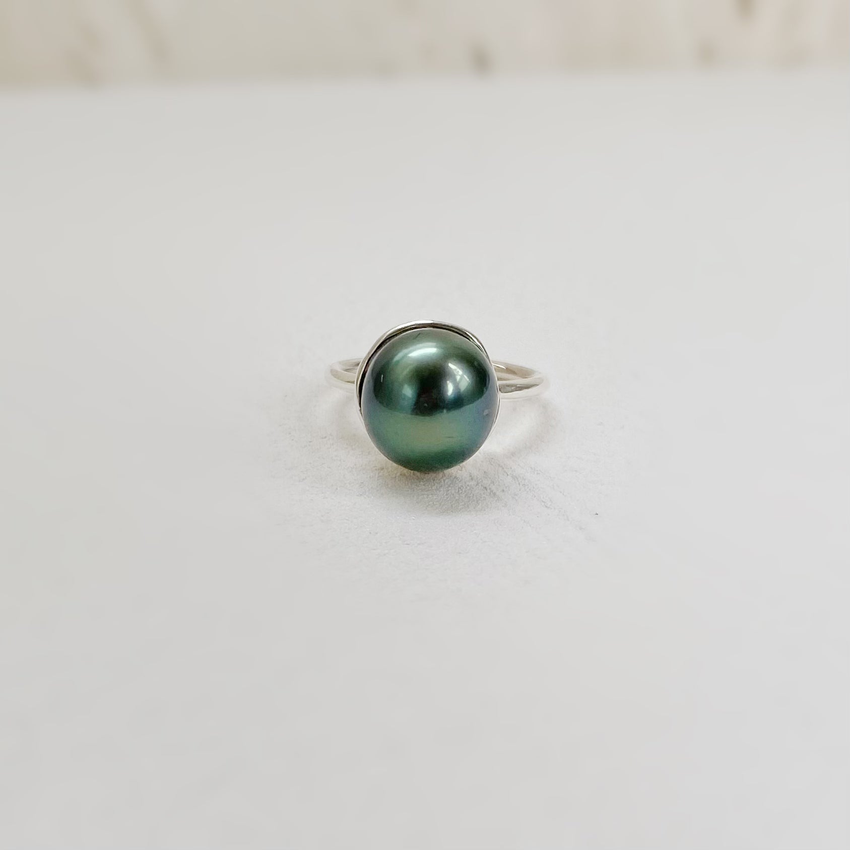 一点もの　tahiti  pearl ring No.22 - hikari pearl.