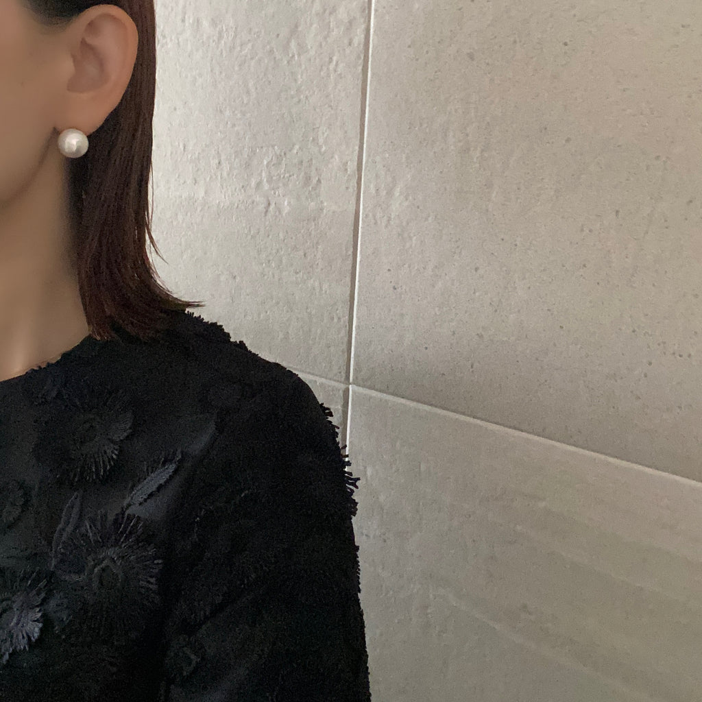 一点もの　baroque  pearl nude 14mm - hikari pearl.