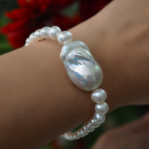 Gradation  pearl  bracelet ブレスレット - hikari pearl.