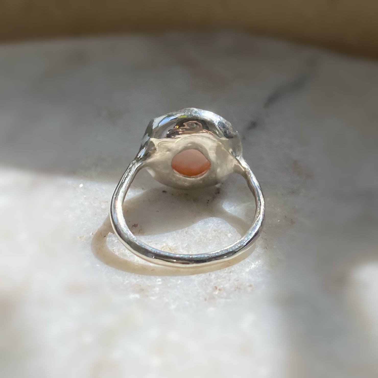 一点もの　mabe  pearl  rose ring No.6 - hikari pearl.