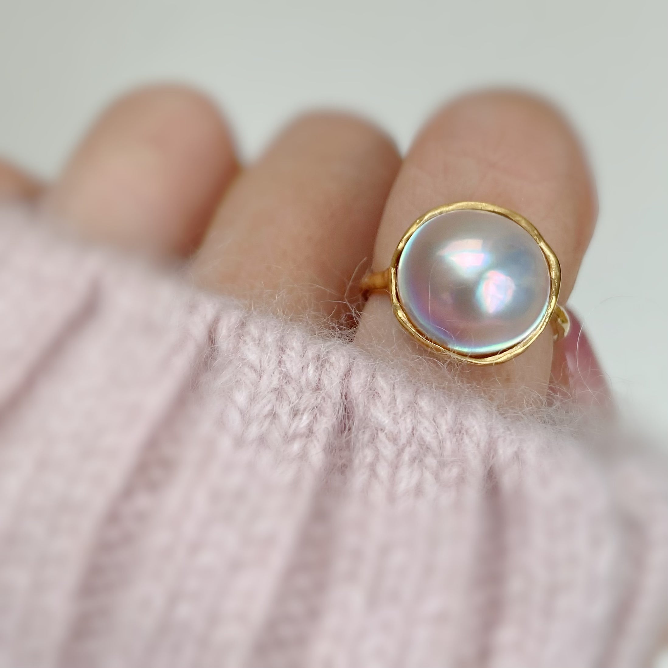 mabe  pearl ring No.21 - hikari pearl.